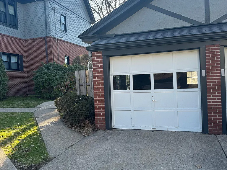 Garage with electric door opener