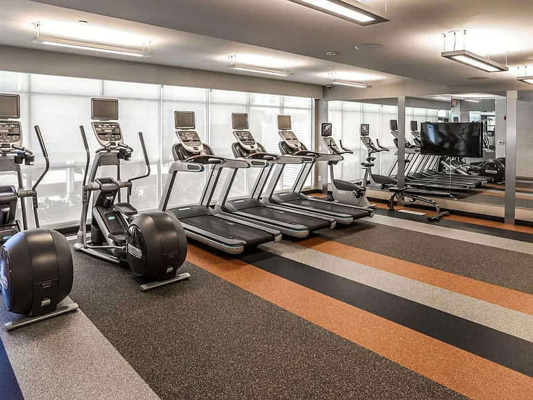Fitness center at Lex At Waterfront Station