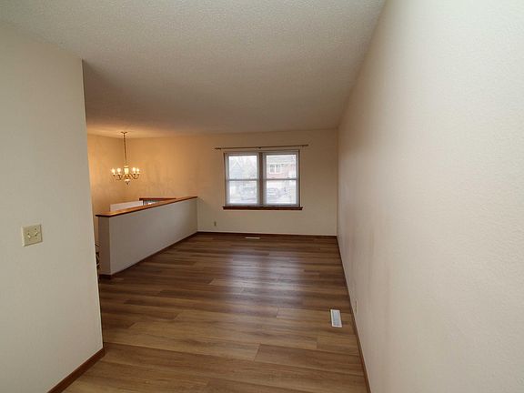 Dining room facing Livingroom - new flooring