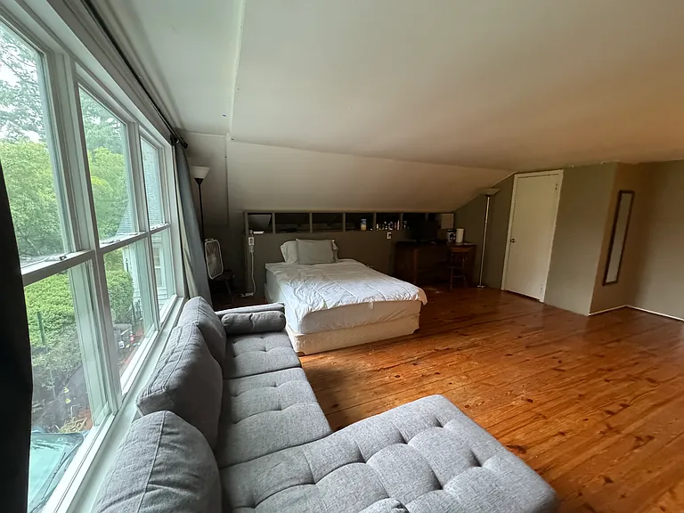 wide angle of view from opposite side of room