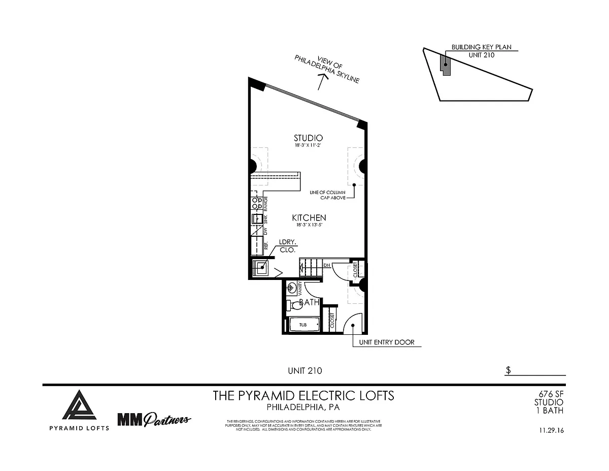 Floor plan Studio