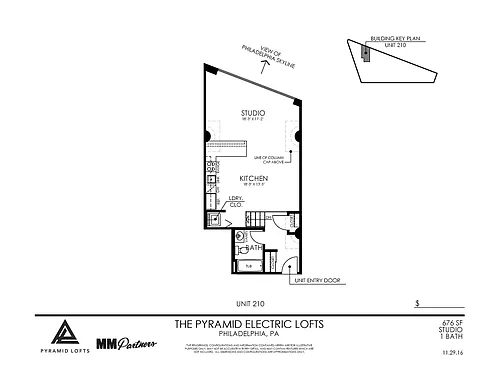 Floor plan Studio