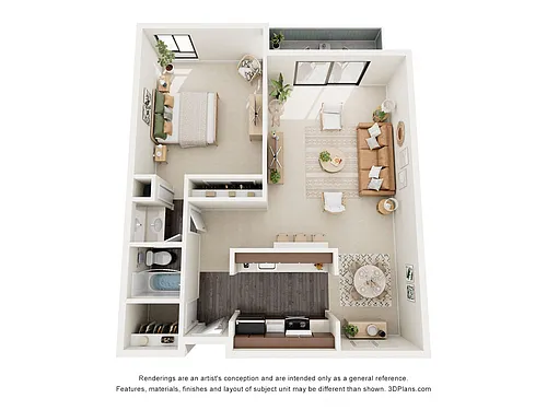 Floor plan Residence 1 Upgraded