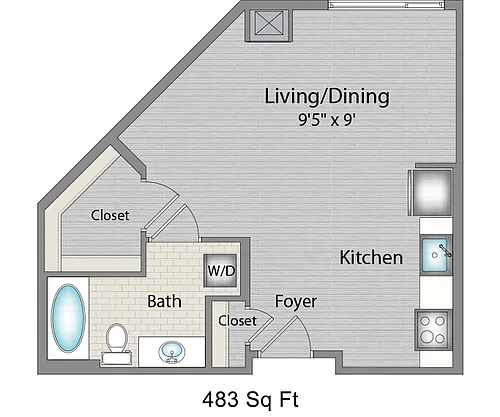 Floor plan 01s1 Studio