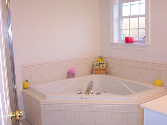 Master bath w whirlpool + shower