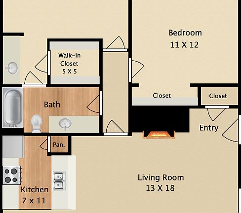 2X1 B Floor Plan