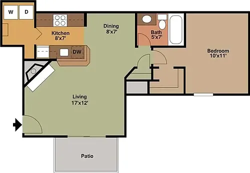 Floor plan The Dogwood Classic