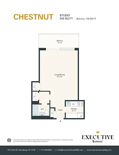 Floor plan The Chestnut