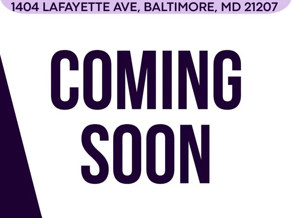 1404 Lafayette Ave, Baltimore, MD 21207