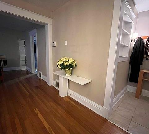 Entry into living area.