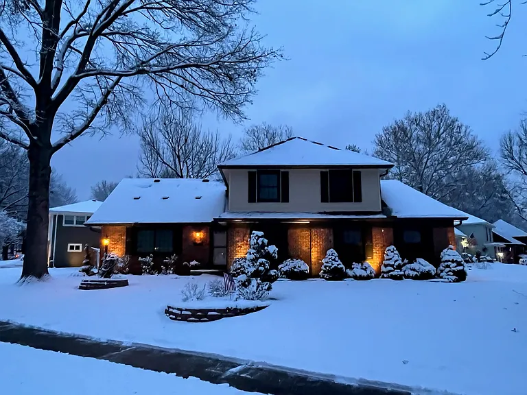 Cozy and warm in the Winter - New siding and Windows