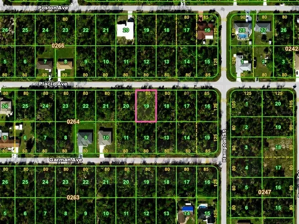 18337 PLACID AVENUE LOT 19, PORT CHARLOTTE, FL 33948