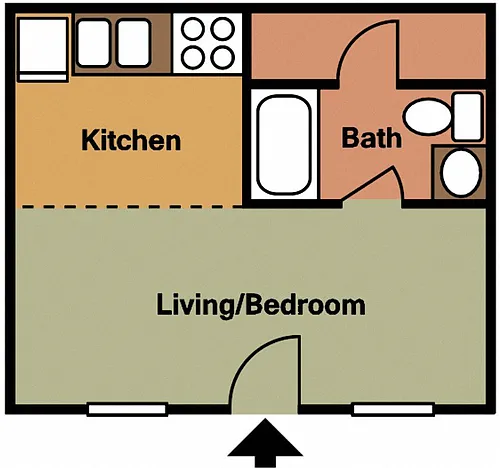 Floor plan Studio