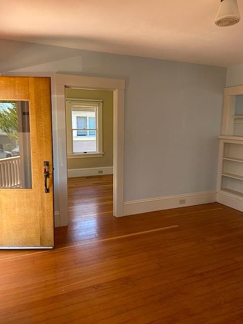 from living room to front bedroom