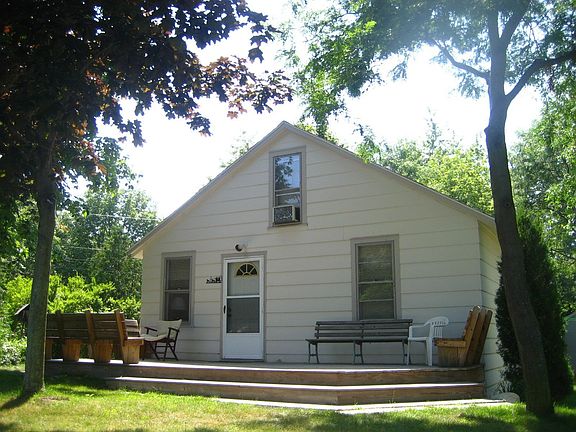 Large home near the road.