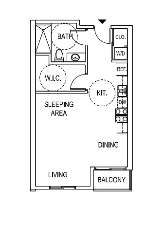 Floor plan UNIT - H