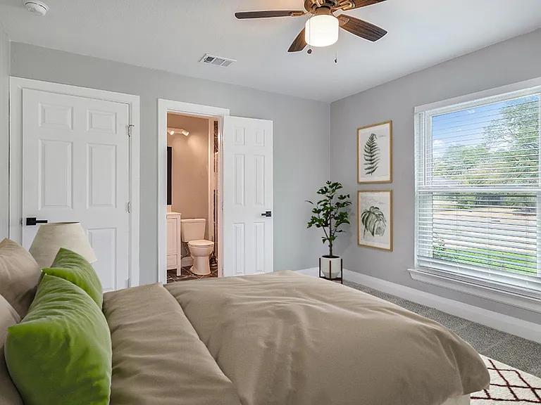 Bedroom 2. This image shows a virtually furnished space. Bedrooms come unfurnished.