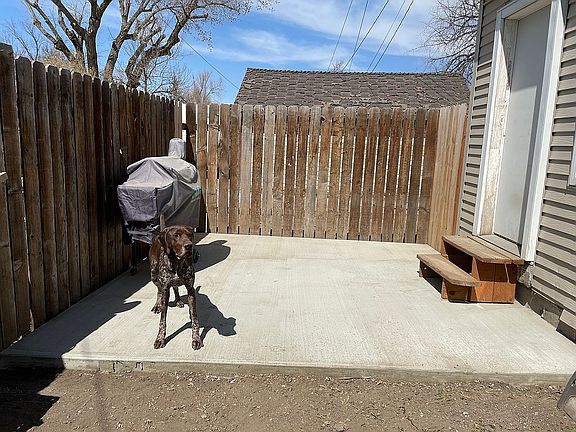 Concrete patio 