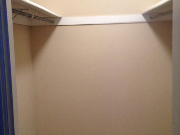 Master bedroom walk in closet