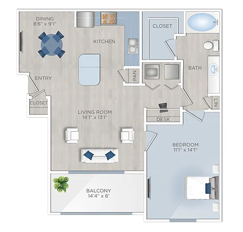 Floor plan B