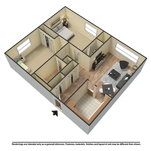 Floor plan 2 bedroom