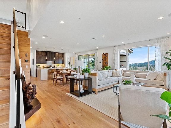 Open-concept great room is perfect for entertaining