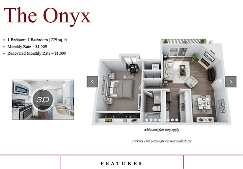 Floor plan The Onyx