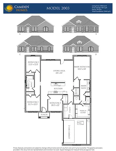 Floor plan 509 Tom Ln