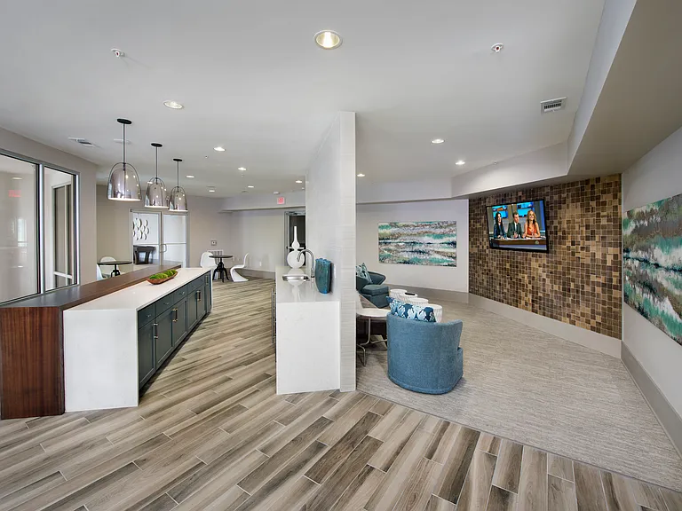 A warm, inviting clubhouse for all occasions