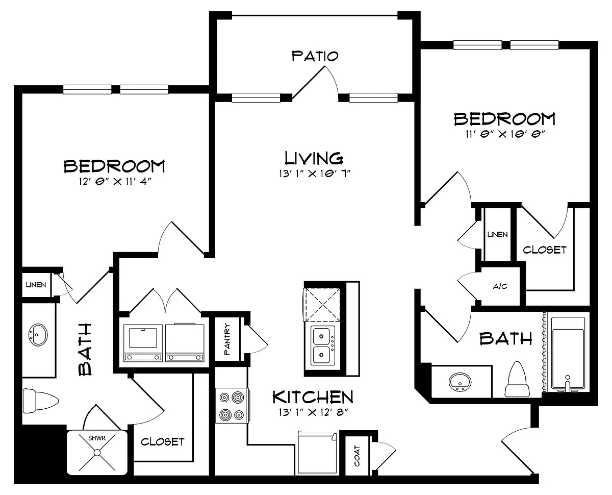 Floor plan B1