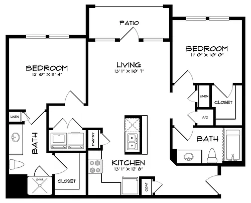 Floor plan B1HC