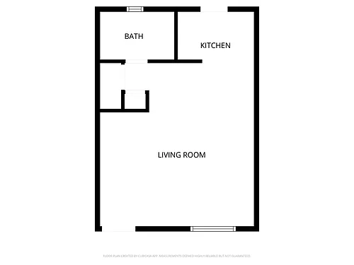 Floor plan Studio 6