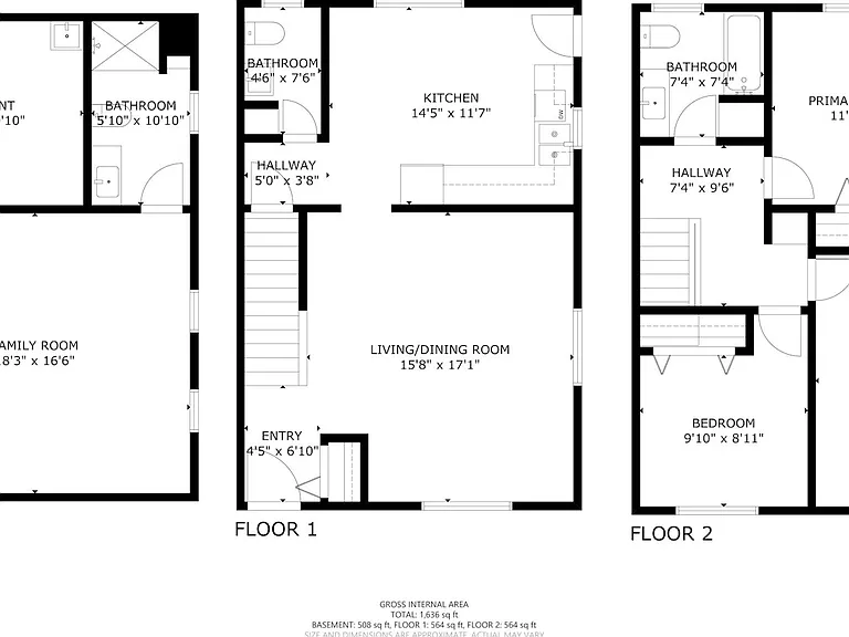 Full Home Layout 1,600 sq ft with Private Lower-Level Suite
