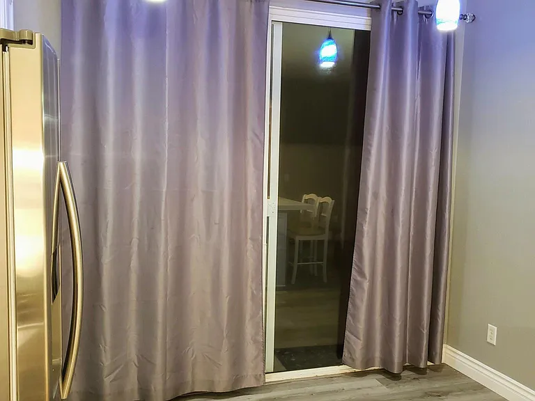 Sliding Glass Door to Backyard