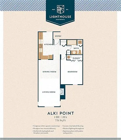 Floor plan Alki Point