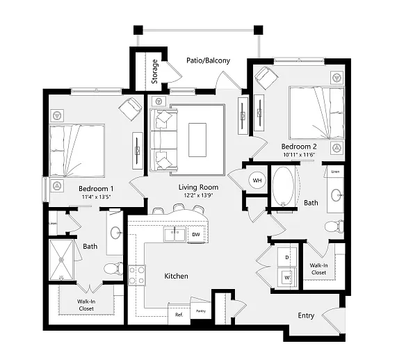 Floor plan B3