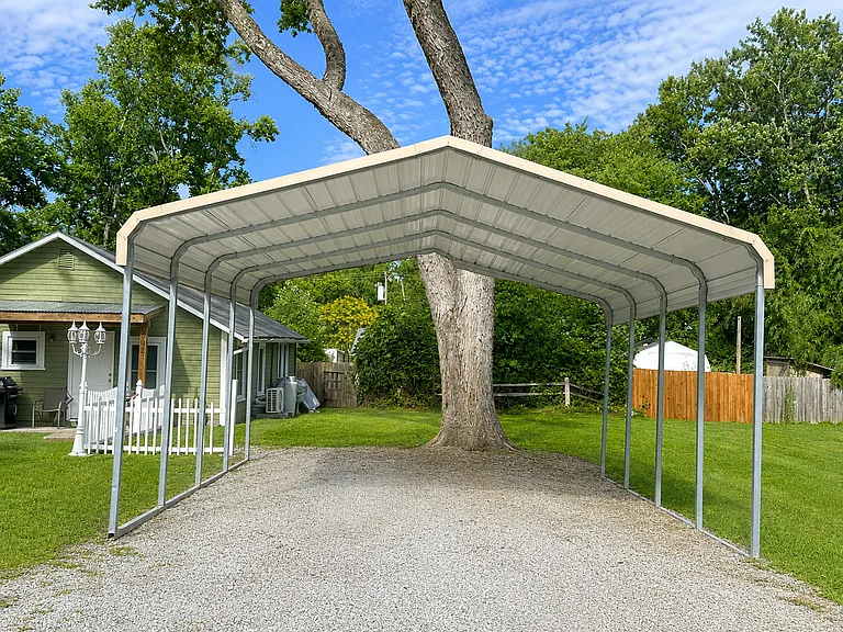 Two-car carport