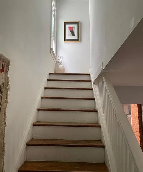 Staircase from first to second floor.