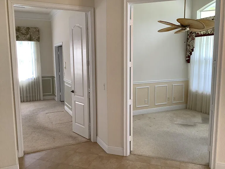 From formal living room facing Master bedroom and Den