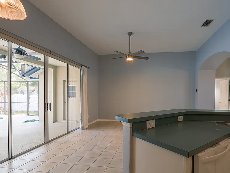 View to living room