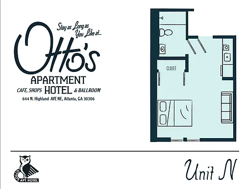 Floor plan One Bedroom