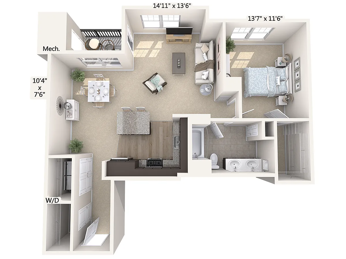 Floor plan A8-930sq-Stainless