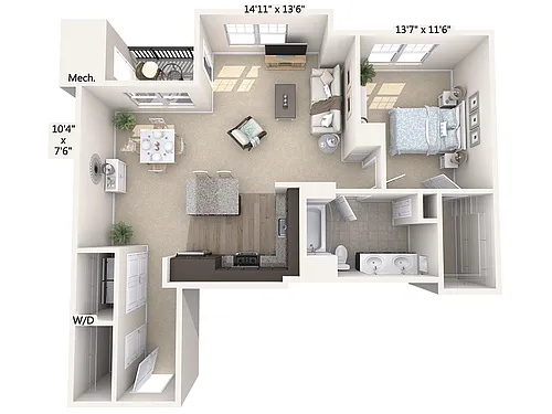 Floor plan A8-930sq-Stainless