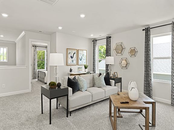 The loft is a perfect flex space you can customize to your liking.