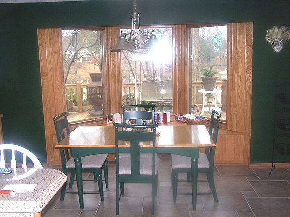 Bay window in kitchen