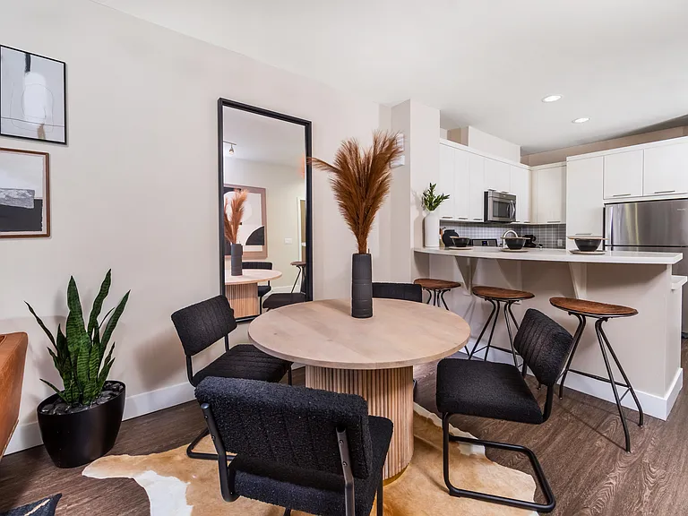 One bedroom dining area