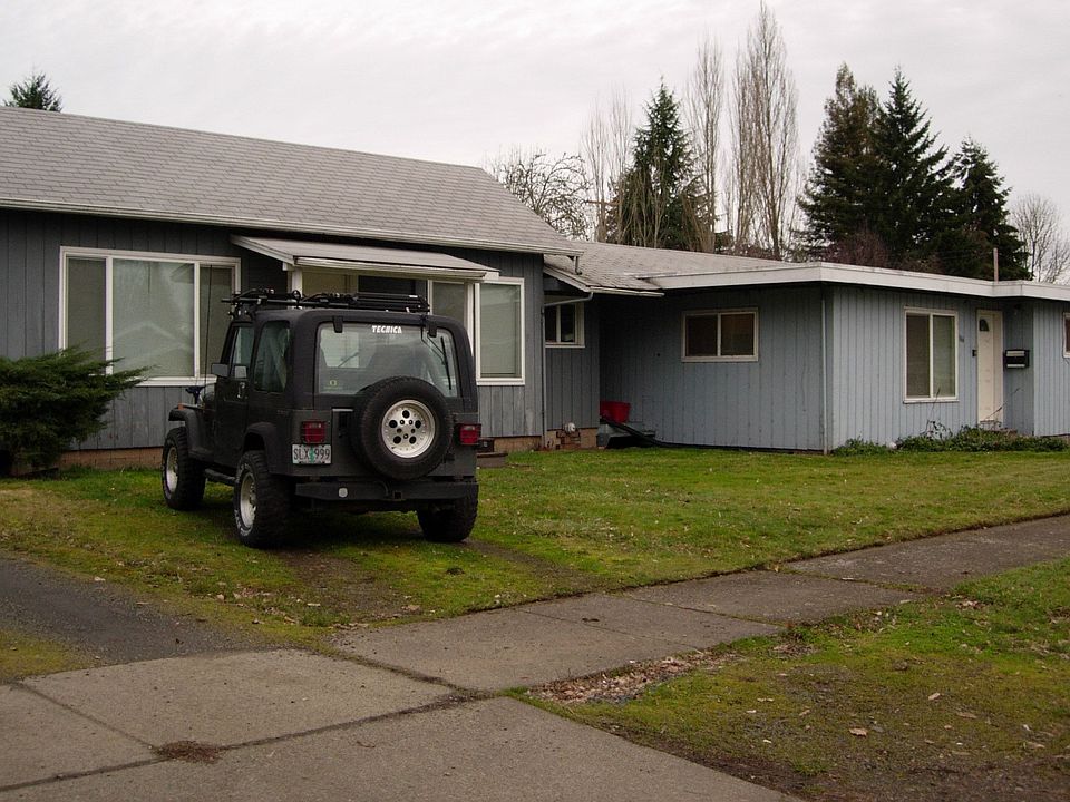 Homes are connected by a breezeway