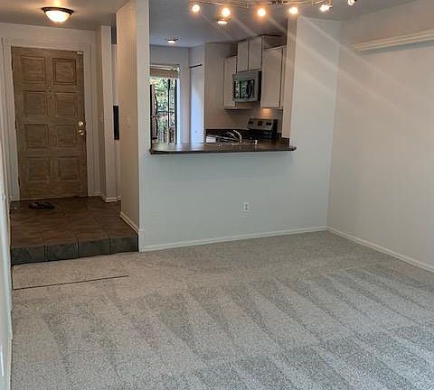 Kitchen from the living/dining