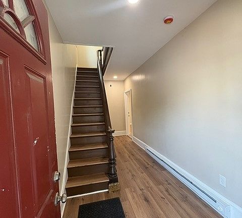Shared hallway with upstairs apartment