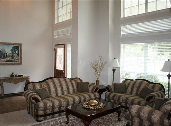 Formal living area is bright and open